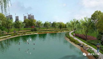 未來的溧水中山河簡(jiǎn)直太擺了 有游船 碼頭 雨水花園 生態(tài)島
